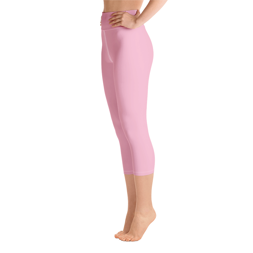 Happy Pastel Flowers | Yoga Capri Leggings
