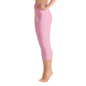 Happy Pastel Flowers | Yoga Capri Leggings