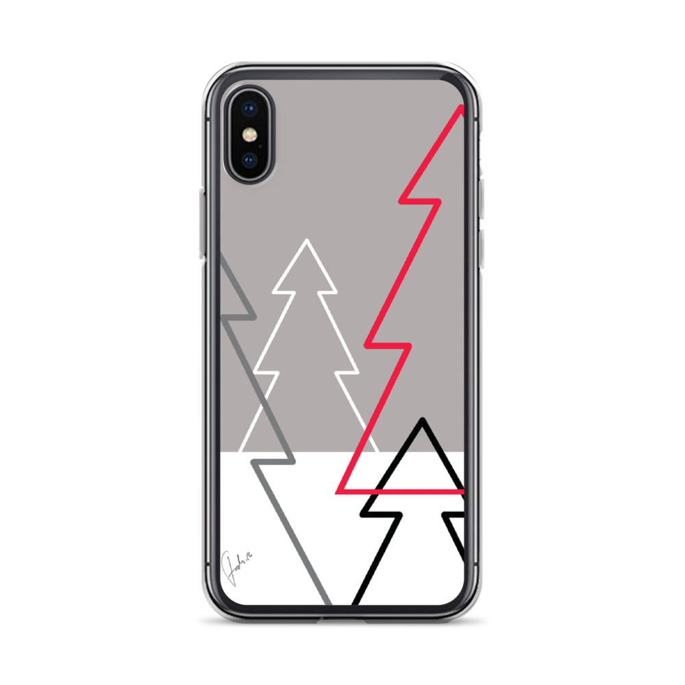 Christmas Tree Forest Colours | iPhone Case