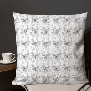 Ornament Graphic Flowers | Pillow