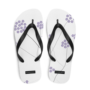 Purple Small Flowers | Flip-Flops