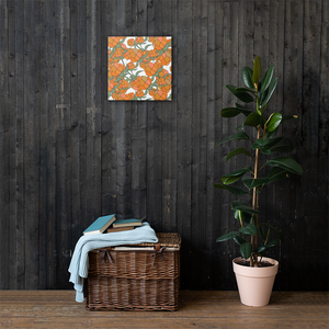 Lakka Ornament Black | Canvas