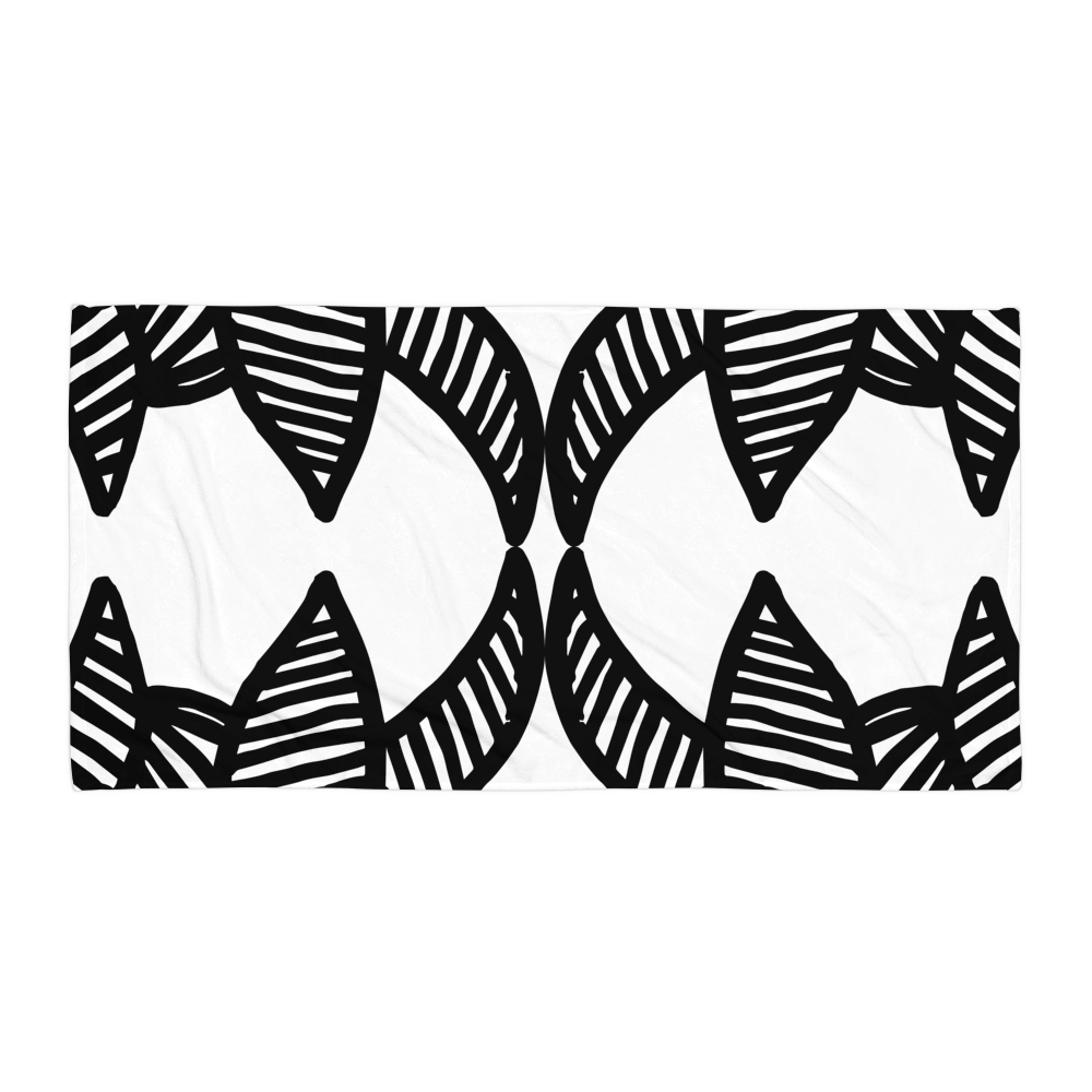Black and White Ornament | Towel