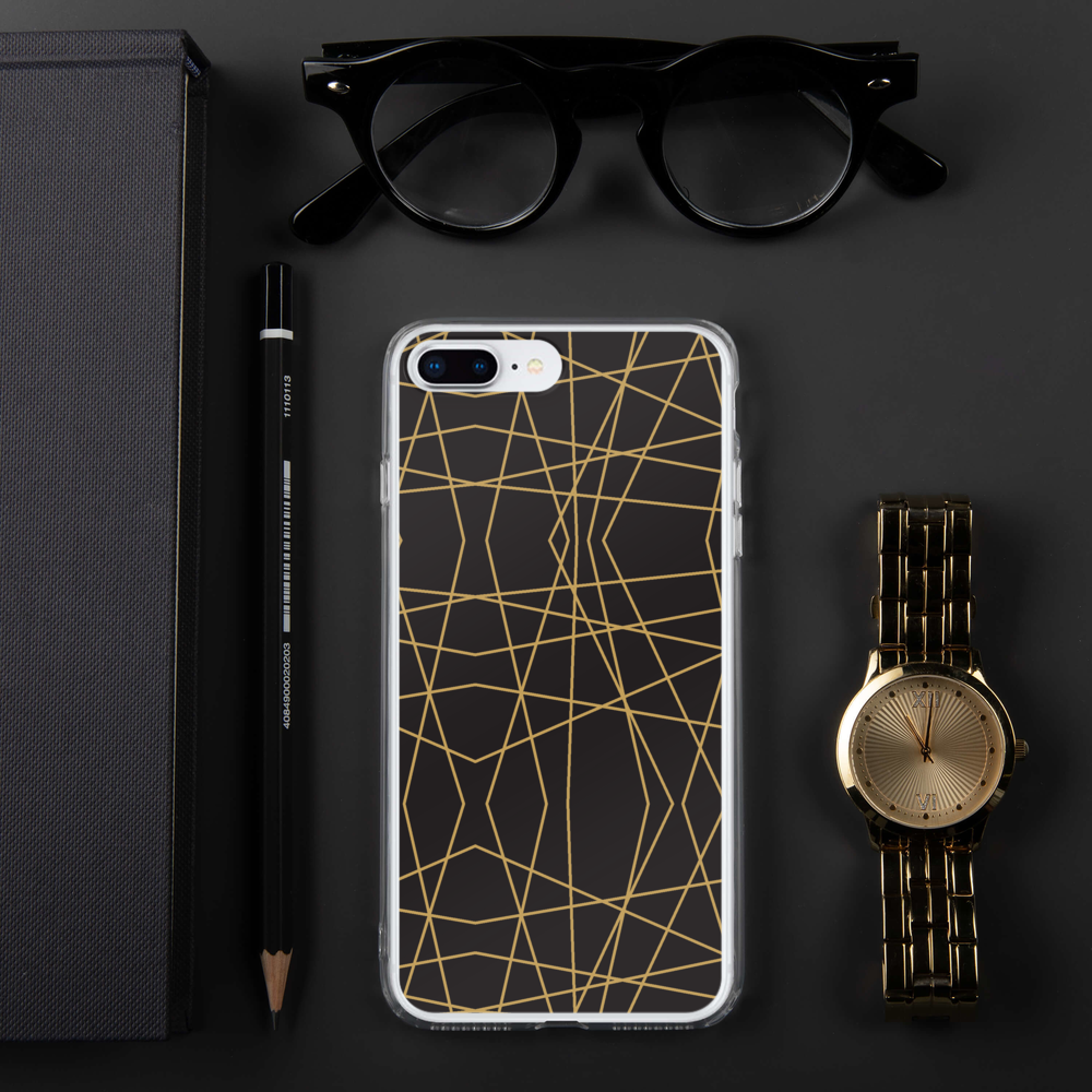 Golden Ornament Lines | iPhone Case