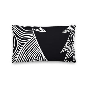 Stars and Trees Black | Pillow
