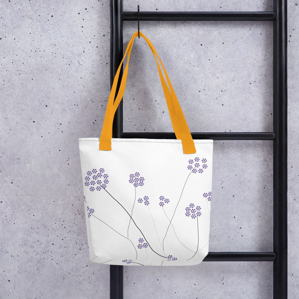 Purple Small Flowers | Tote Bag