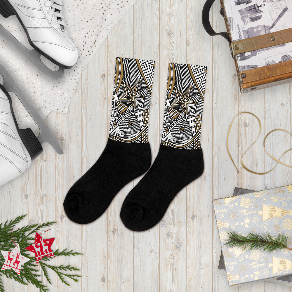Christmas Graphic Ornament | Socks