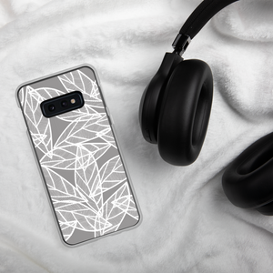 Messy White Leaves | Samsung Case