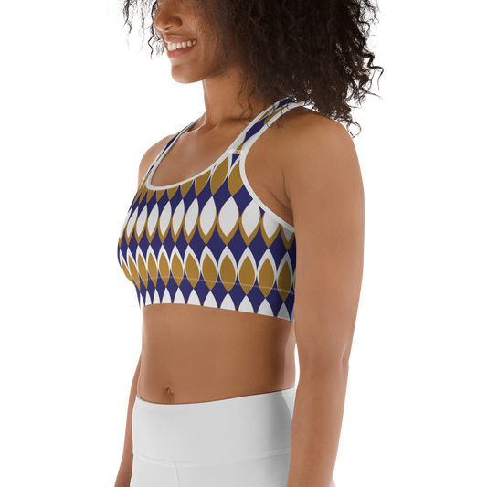Golden Eye Ornament | Sports Bra