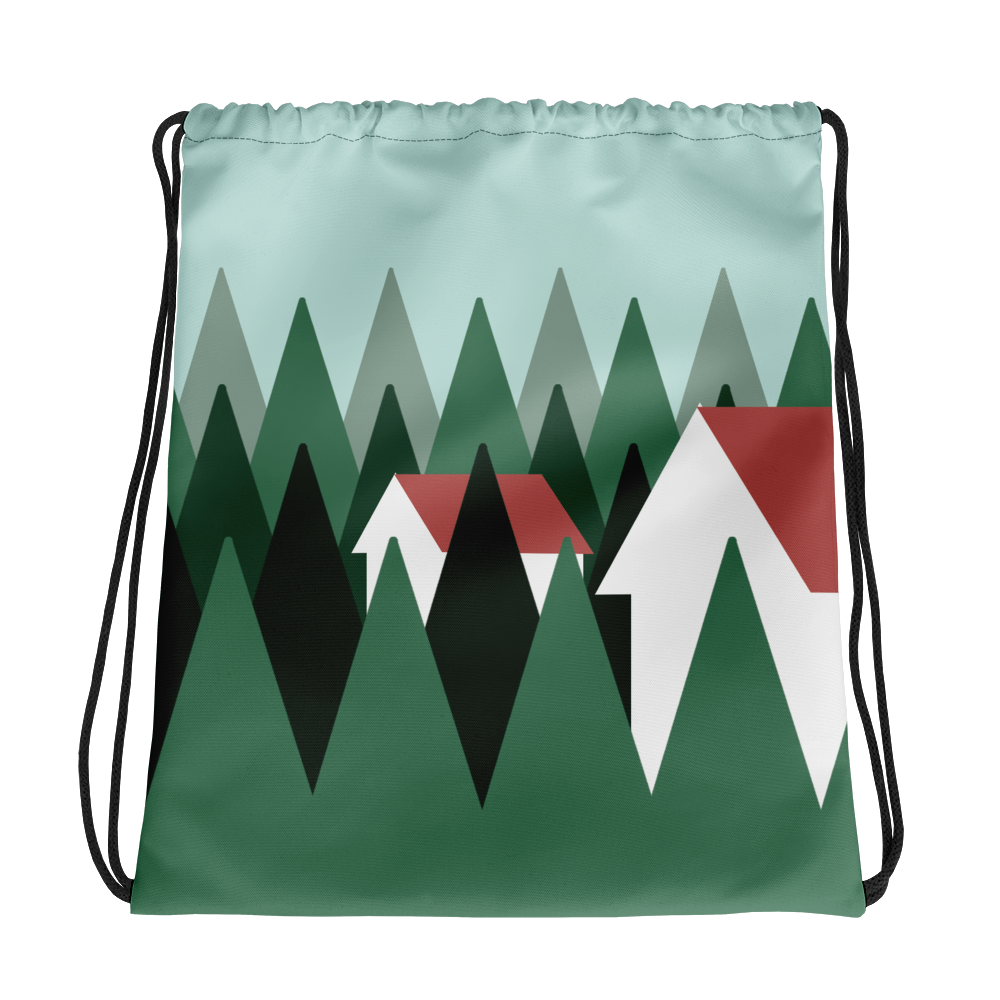 Green Summer | Drawstring Bag