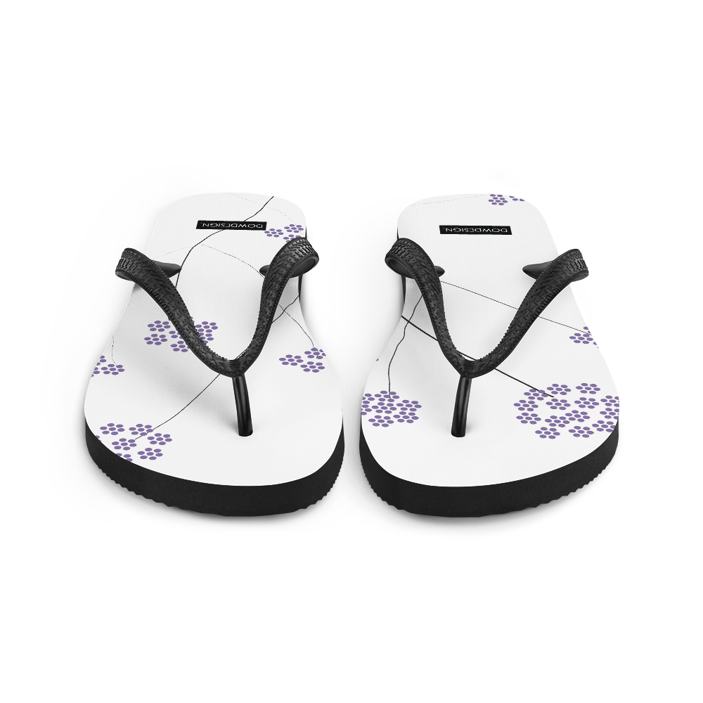 Purple Small Flowers | Flip-Flops