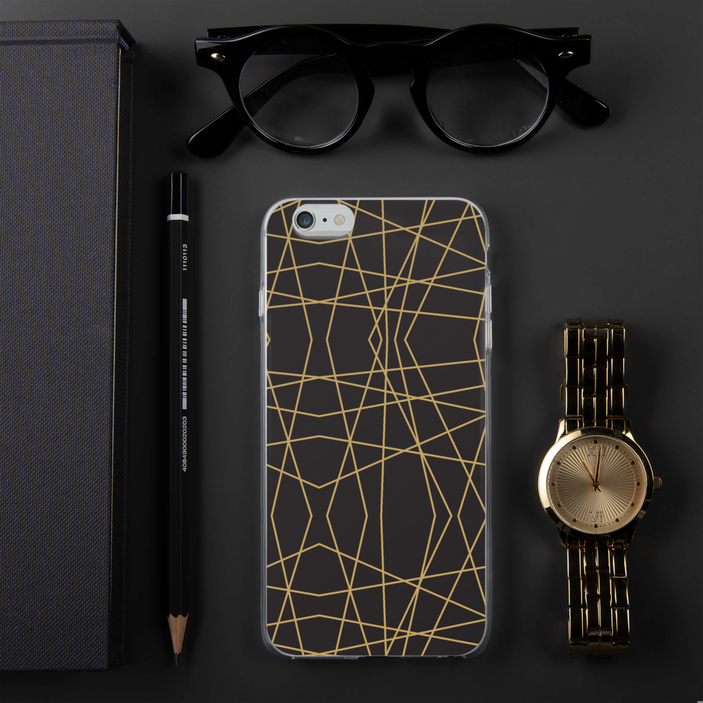 Golden Ornament Lines | iPhone Case