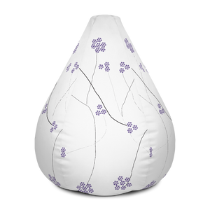 Purple Small Flowers | Bean Bag Chair