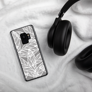 Messy White Leaves | Samsung Case