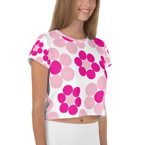 Happy Flowers Ornament | Crop Tee