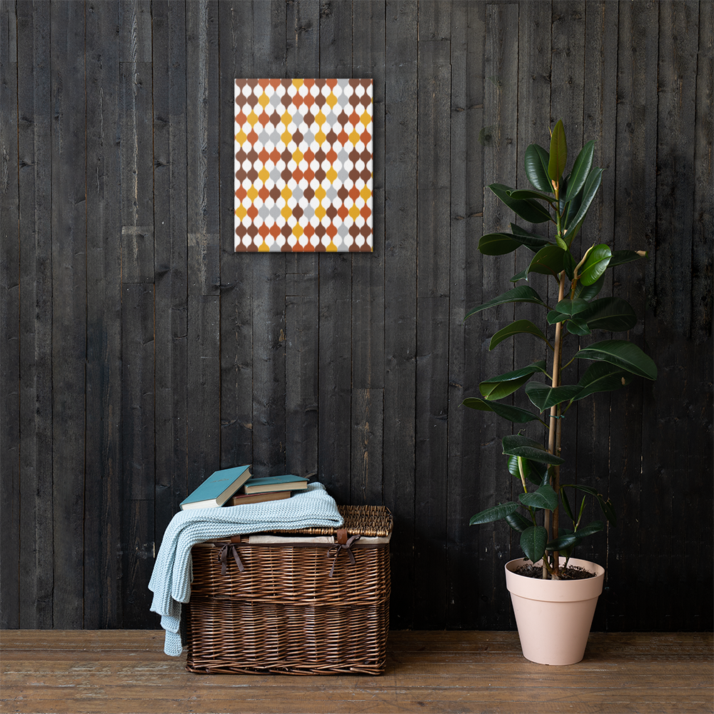 Arabic Warm Ornament | Canvas