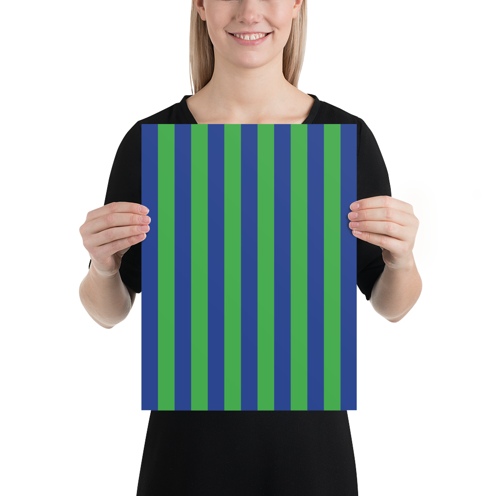 Green and Blue | Poster