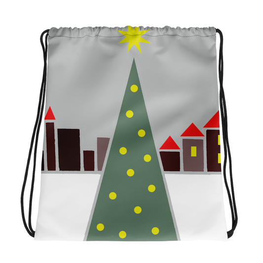 Christmas Market | Drawstring Bag