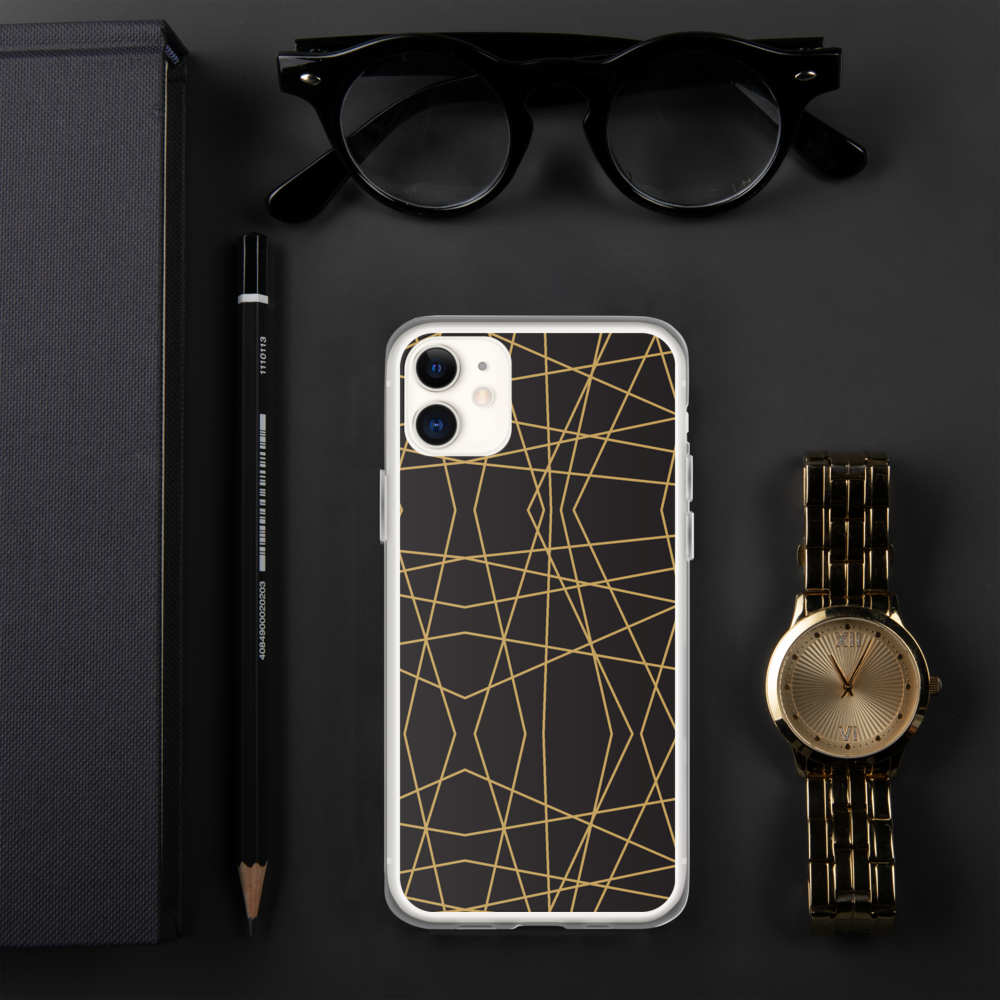 Golden Ornament Lines | iPhone Case