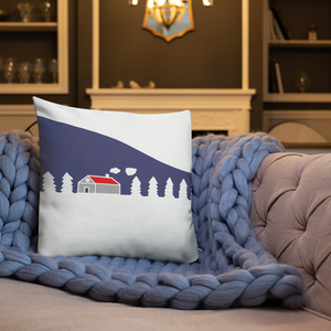 Home In White Forest | Pillow