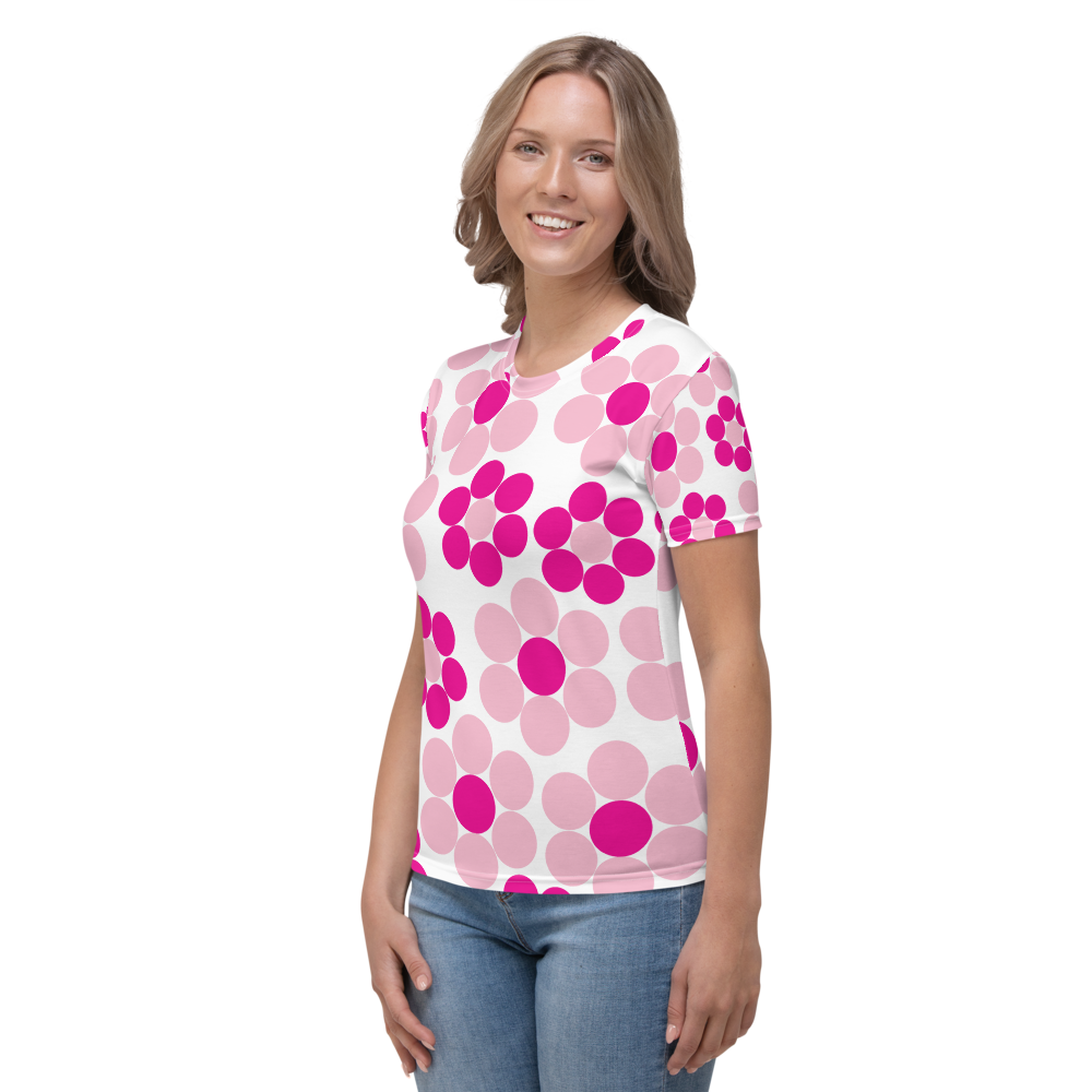 Happy Flowers Ornament | Women's T-Shirt
