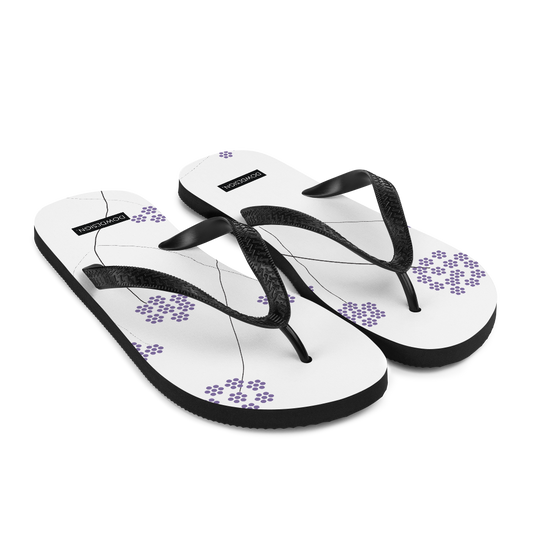 Purple Small Flowers | Flip-Flops