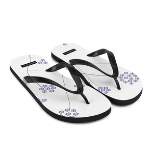 Purple Small Flowers | Flip-Flops
