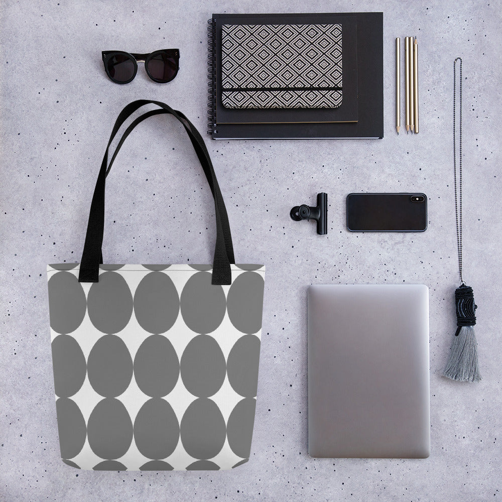 Easter Pattern Gray | Tote Bag