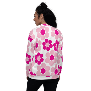 Happy Flowers Ornament | Bomber Jacket