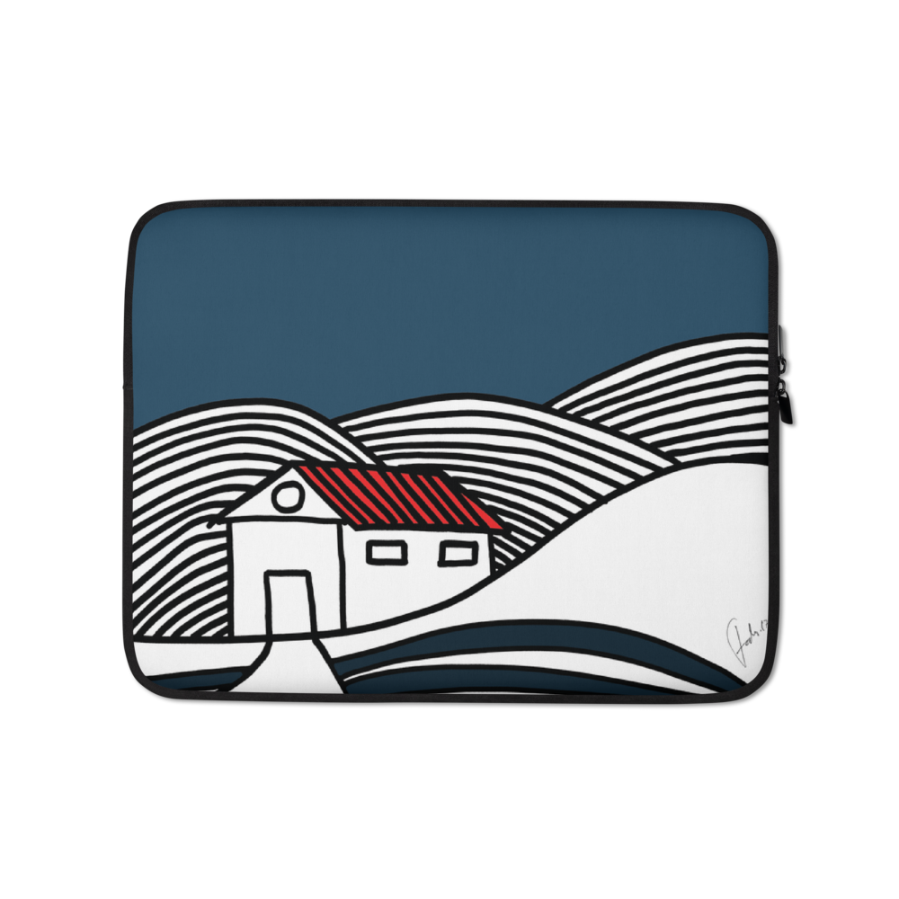 House in Snow | Laptop Sleeve