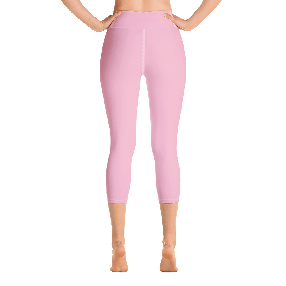 Happy Pastel Flowers | Yoga Capri Leggings