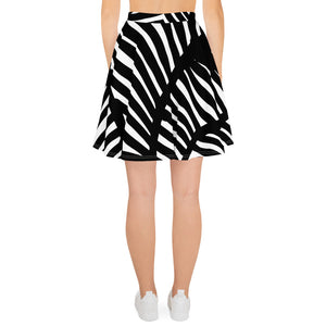Black and White Ornament | Skater Skirt