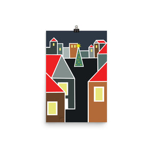 December Eve Red | Poster