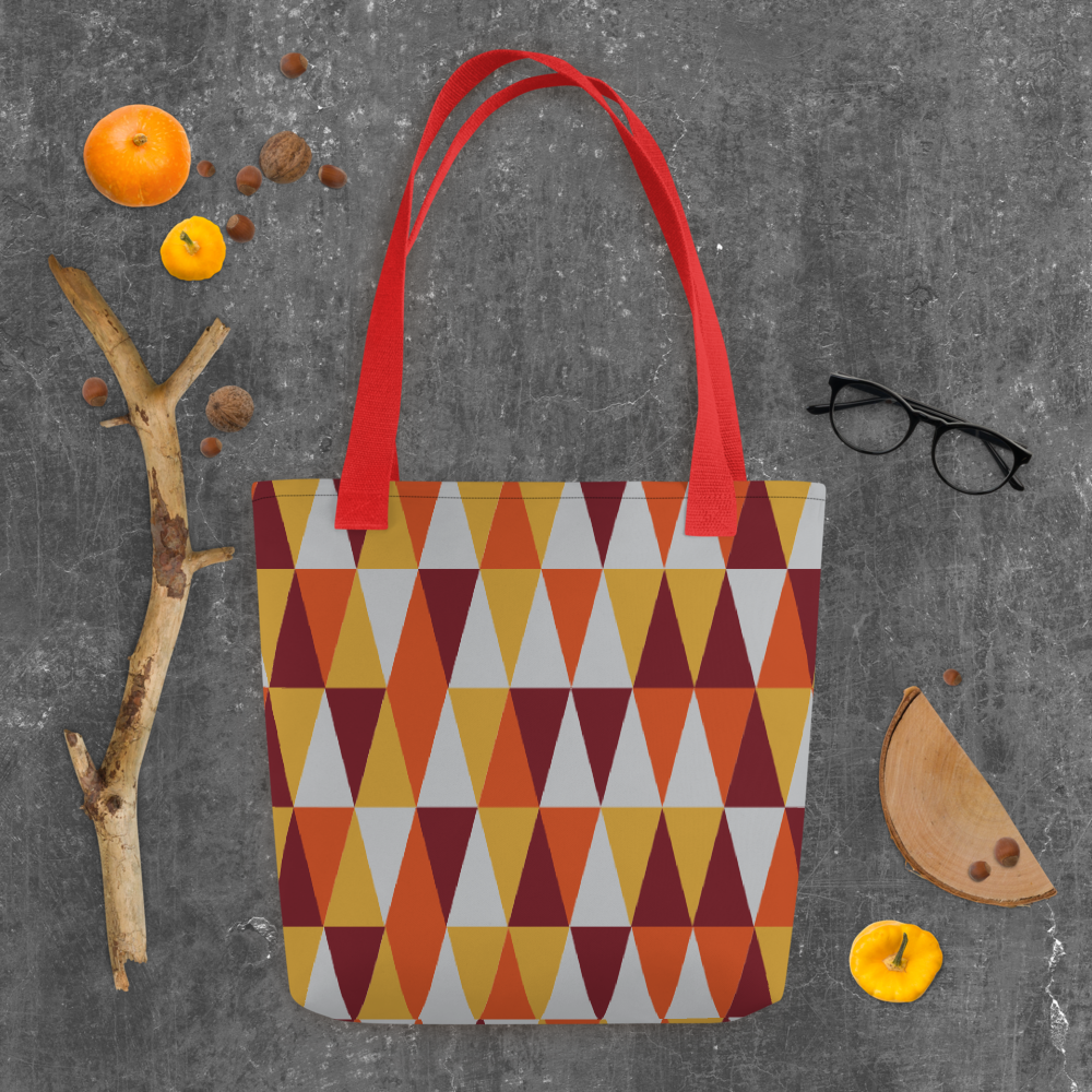 Autumn Triangles | Tote Bag