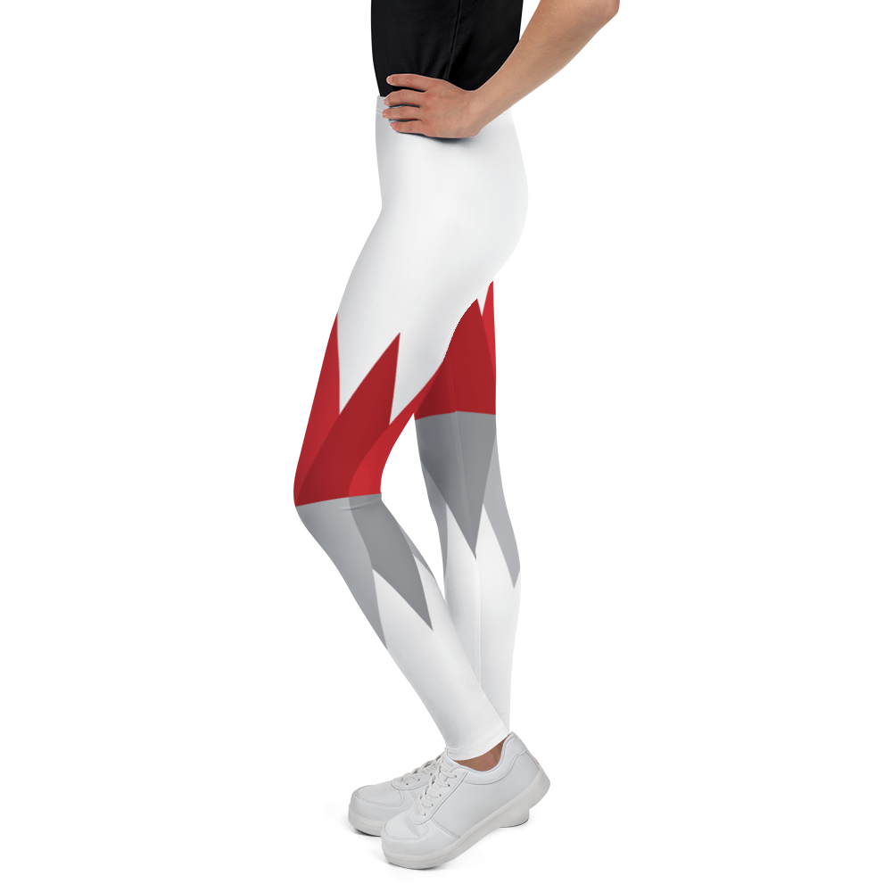 Red Gray Christmas | Youth Leggings