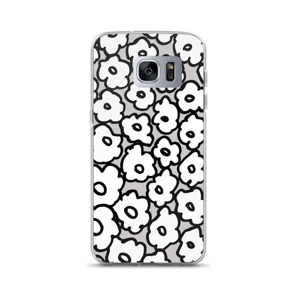 Happy White Flowers | Samsung Case
