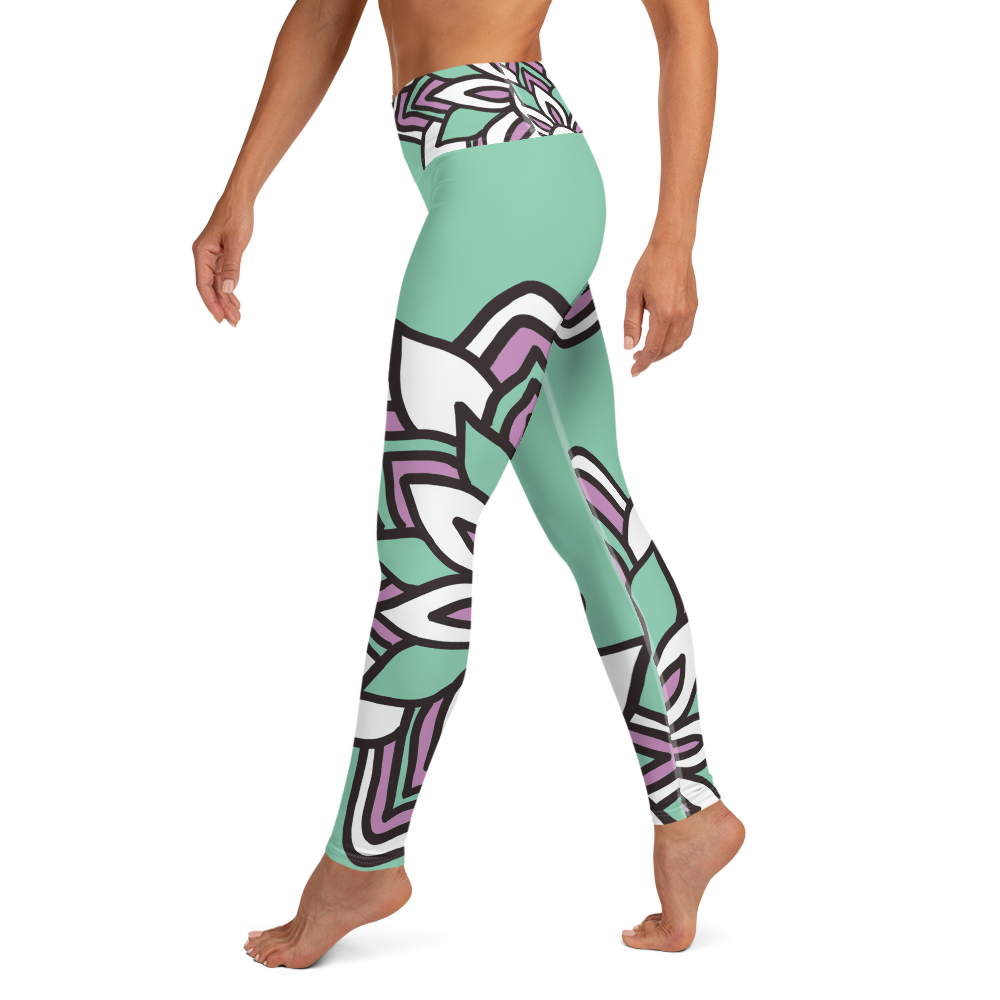 Smiling Flowers | Yoga Leggings