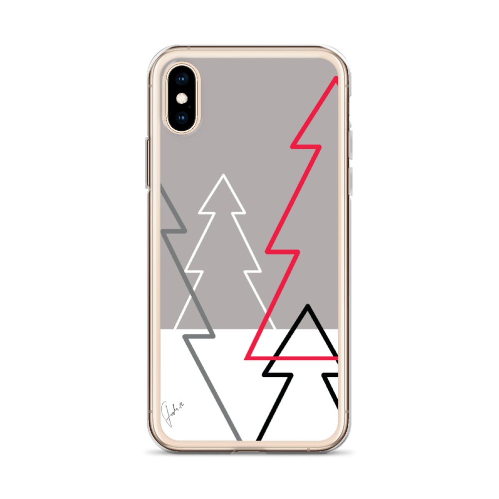 Christmas Tree Forest Colours | iPhone Case