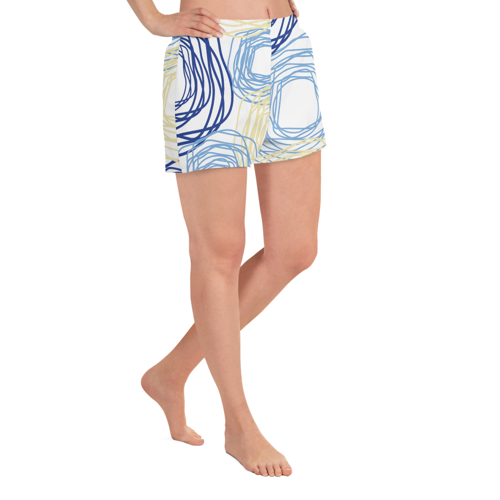 Cheery Flowers | Women's Athletic Short Shorts