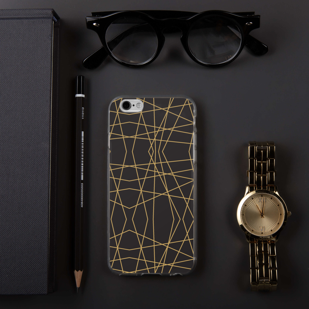 Golden Ornament Lines | iPhone Case