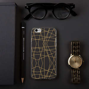 Golden Ornament Lines | iPhone Case