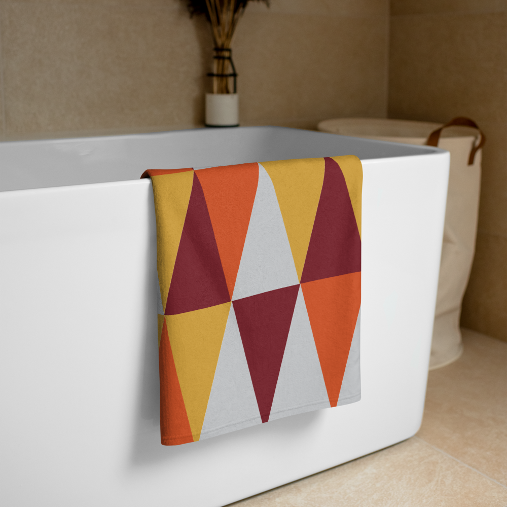 Autumn Triangles | Towel