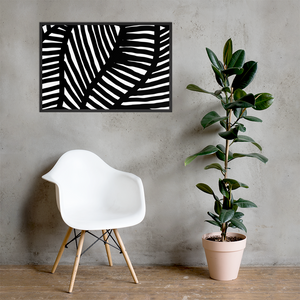 Black and White Ornament | Framed Poster