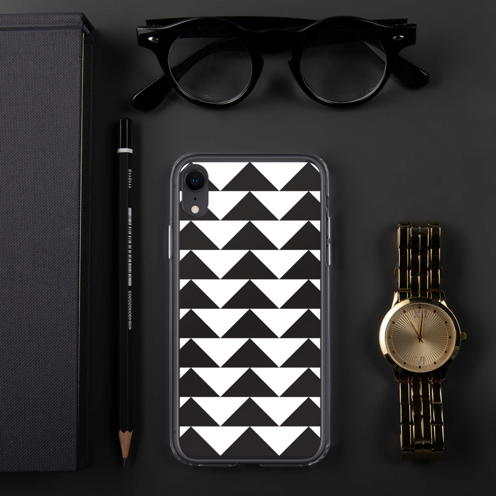 Black and White Triangles | iPhone Case