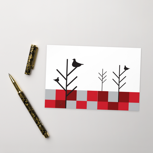 Christmas Birds | Postcard