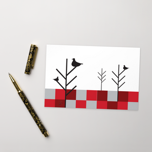 Christmas Birds | Postcard