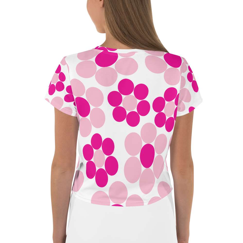 Happy Flowers Ornament | Crop Tee