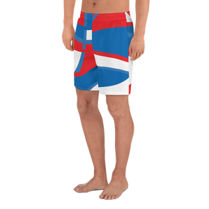 Red, White and Blue | Men's Athletic Long Shorts