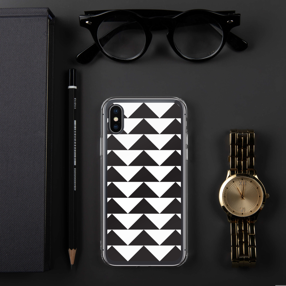 Black and White Triangles | iPhone Case