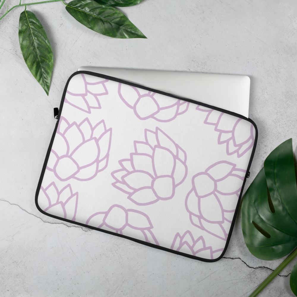 Pink Pastel Flowers | Laptop Sleeve